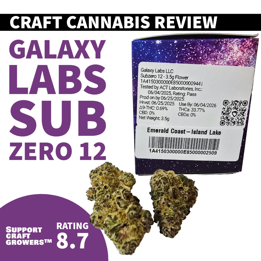 🔥 Strain Review: Subzero 12 by Galaxy Labs 🔥