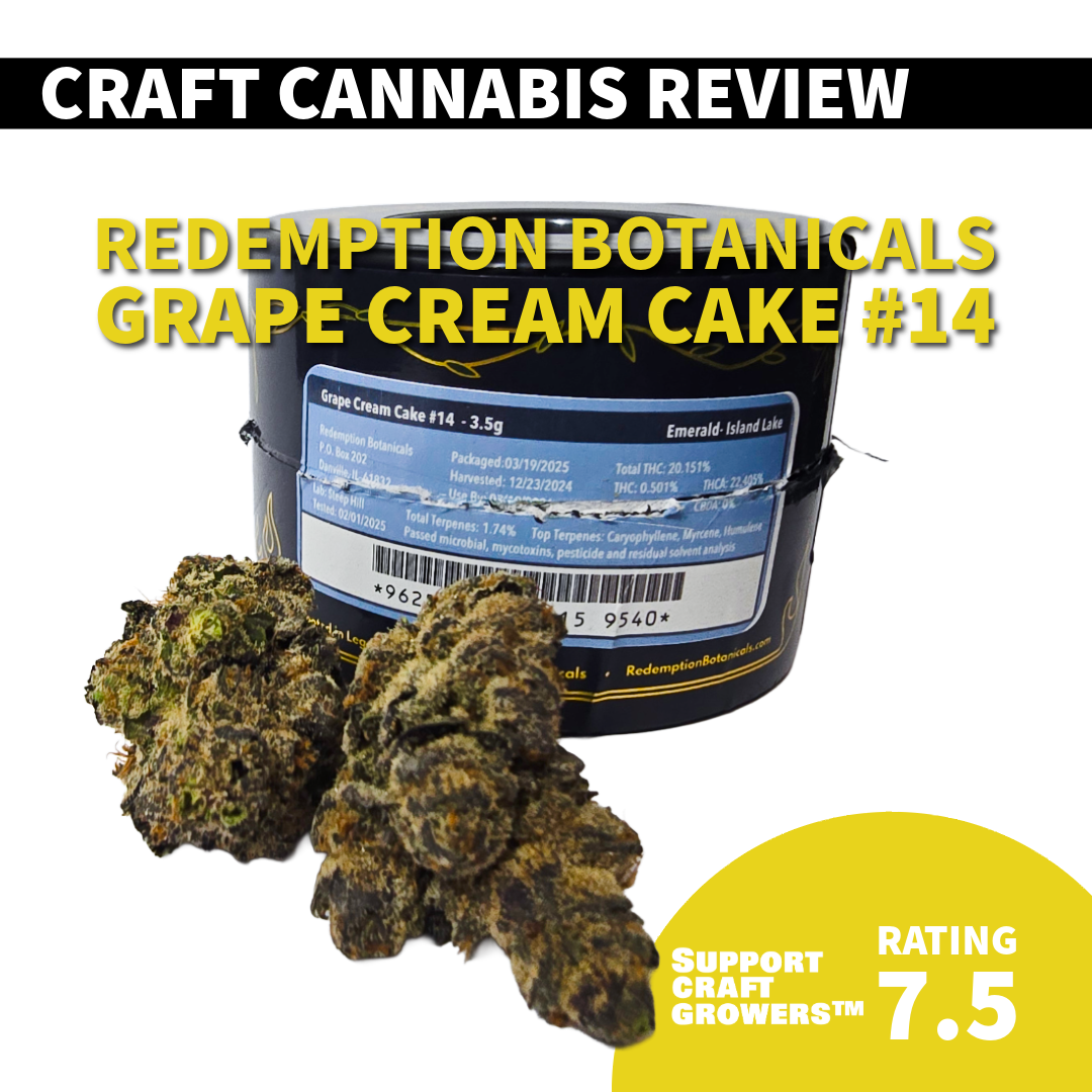 🍇🍰 Strain Review: Grape Cream Cake #14 by Redemption Botanicals🍇🍰