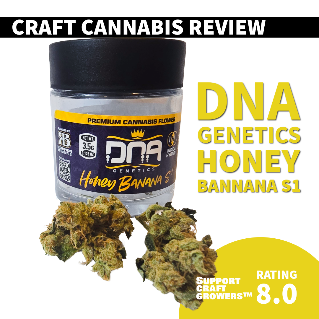 🍯🍌 Strain Review: Honey Banana S1 by DNA Genetics 🍌🍯