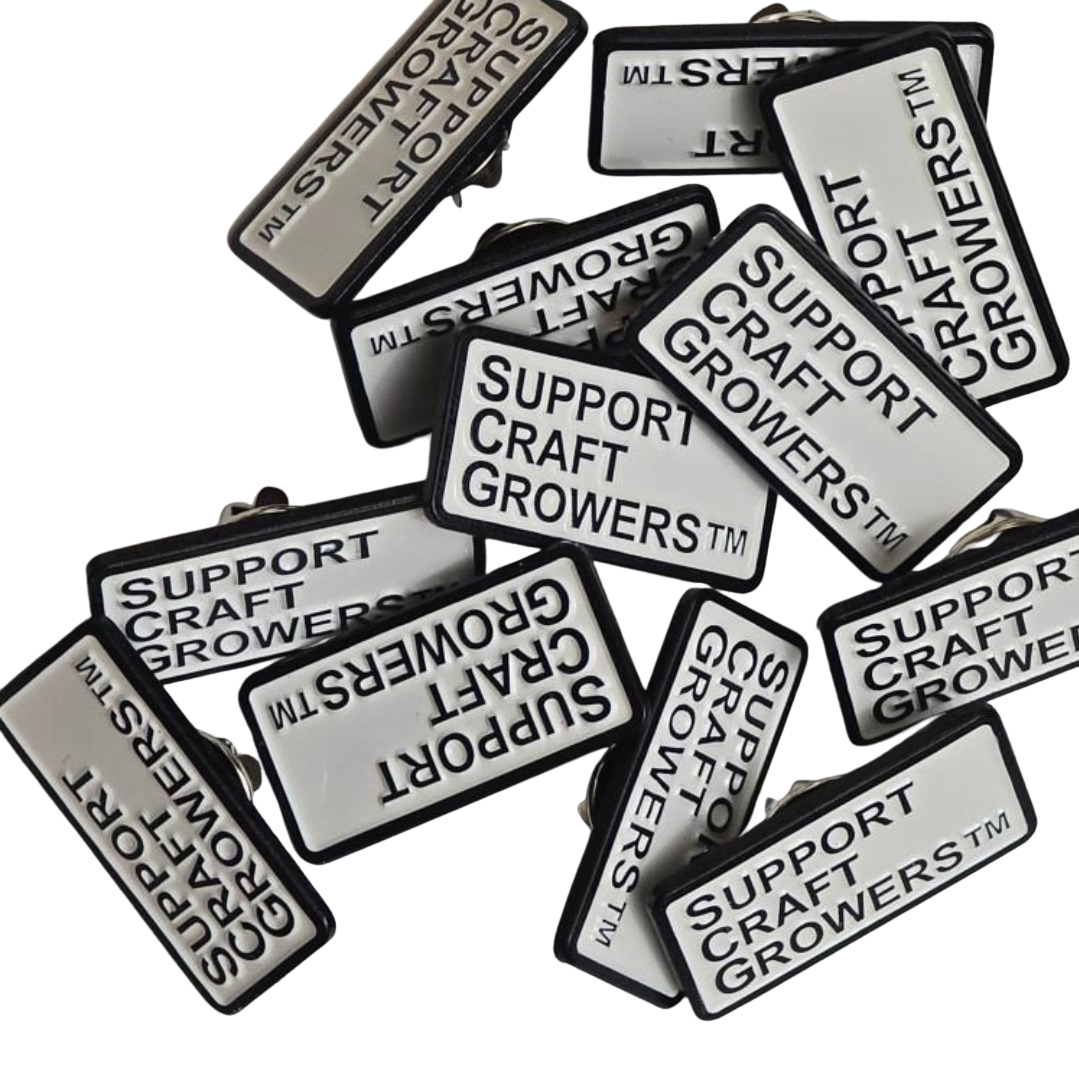 Support Craft Growers Pin