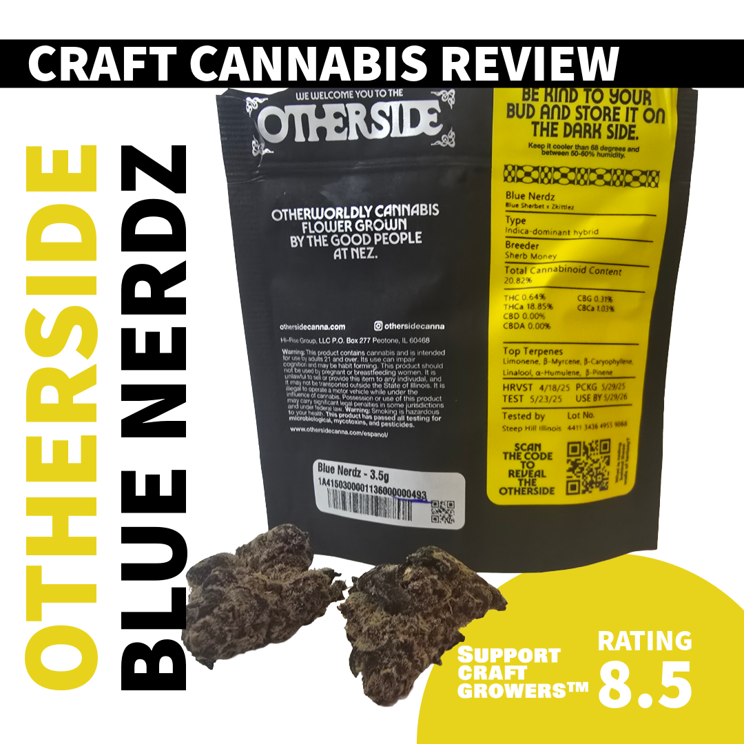 🔥 Strain Review: Blue Nerdz by Otherside 🔥