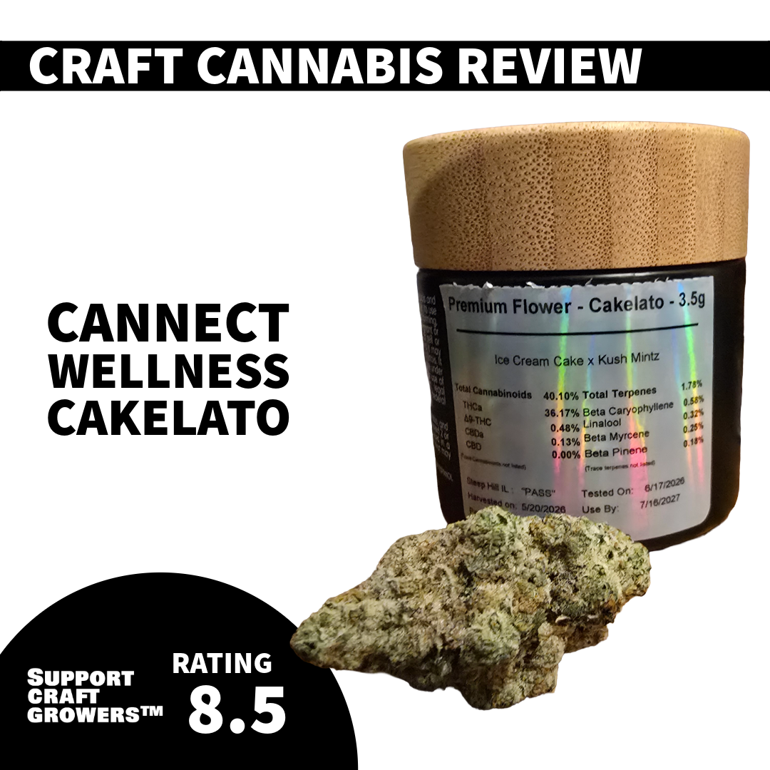 🍰 Strain Review: Cakelato by Cannect Wellness 🍰