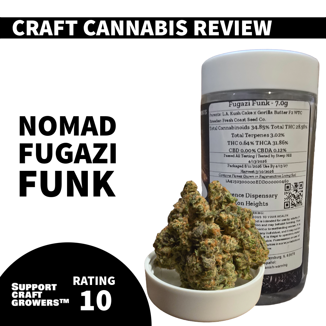 🔥 Strain Review: Fugazi Funk by Nomad 🔥