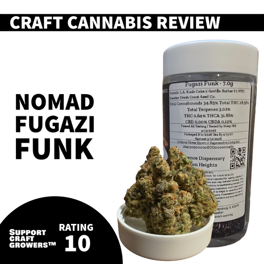 🔥 Strain Review: Fugazi Funk by Nomad 🔥