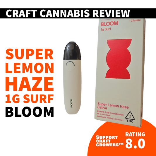 🔥 Product Review: Super Lemon Haze 1G Surf by Bloom 🔥
