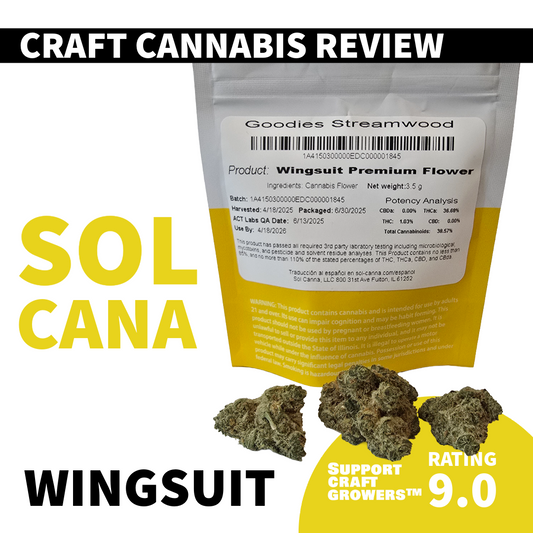 🔥 Strain Review: Wingsuit by Sol Canna🔥