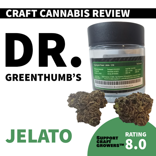 🔥Strain Review: Jelato By Dr.Greenthumbs