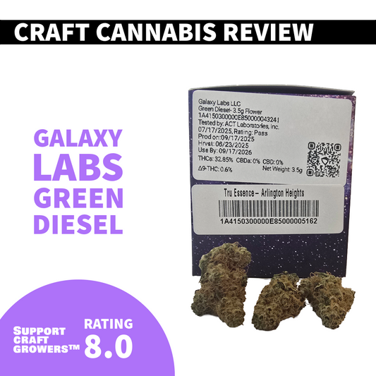 🔥 Strain Review: Green Diesel by Galaxy Labs 🔥