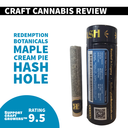 🔥 Product Review: Maple Cream Hash Hole by Redemption Botanicals 🔥