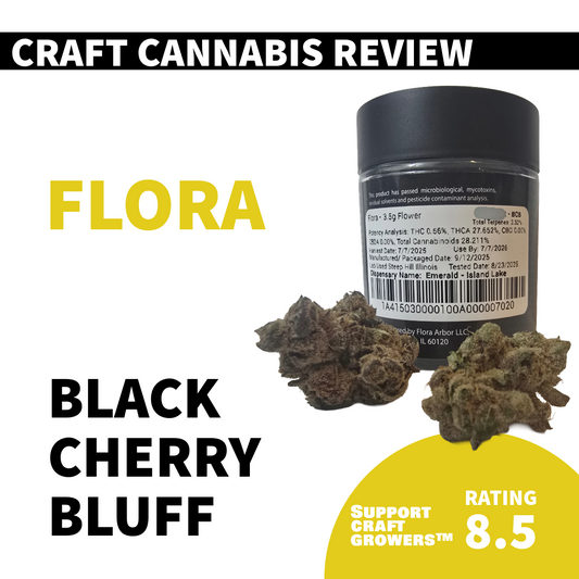 🍒 Strain Review: Black Cherry Bluff by Flora 🍒
