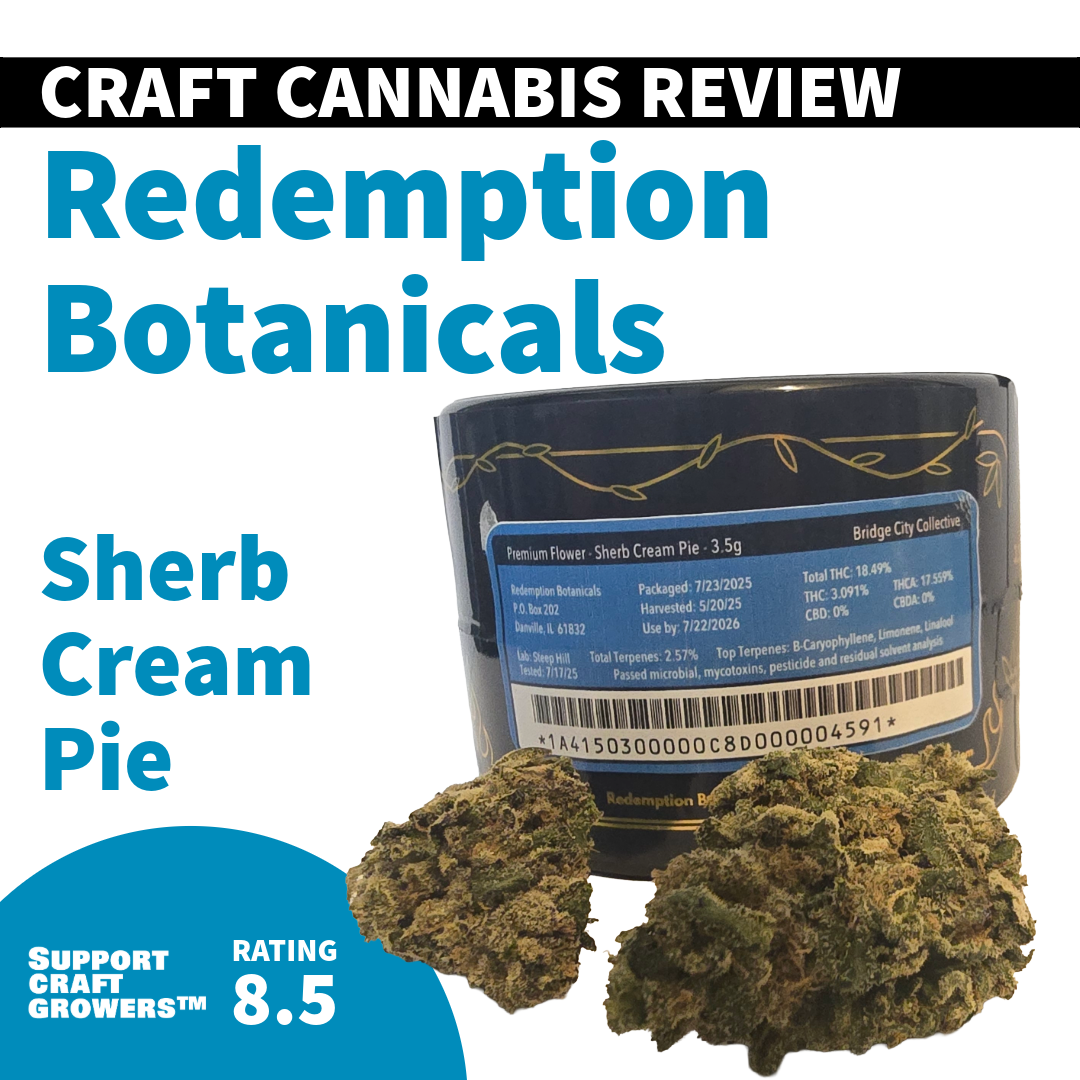 🔥 Strain Review: Sherb Cream Pie by Redemption Botanicals 🔥