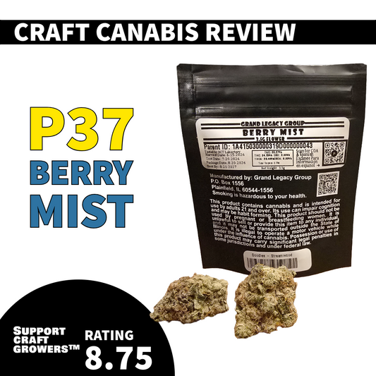 🌫️ Strain Review: Berry Mist by P37 🌫️