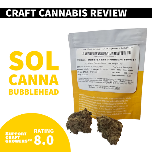 🔥 Strain Review: Bubblehead by Sol Canna 🔥